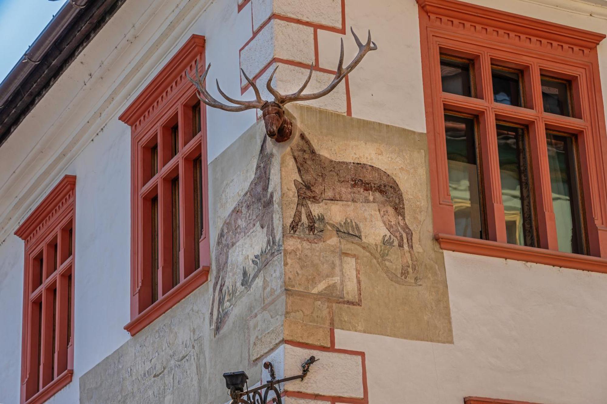 Hotel Casa Cu Cerb Sighişoara Exteriér fotografie