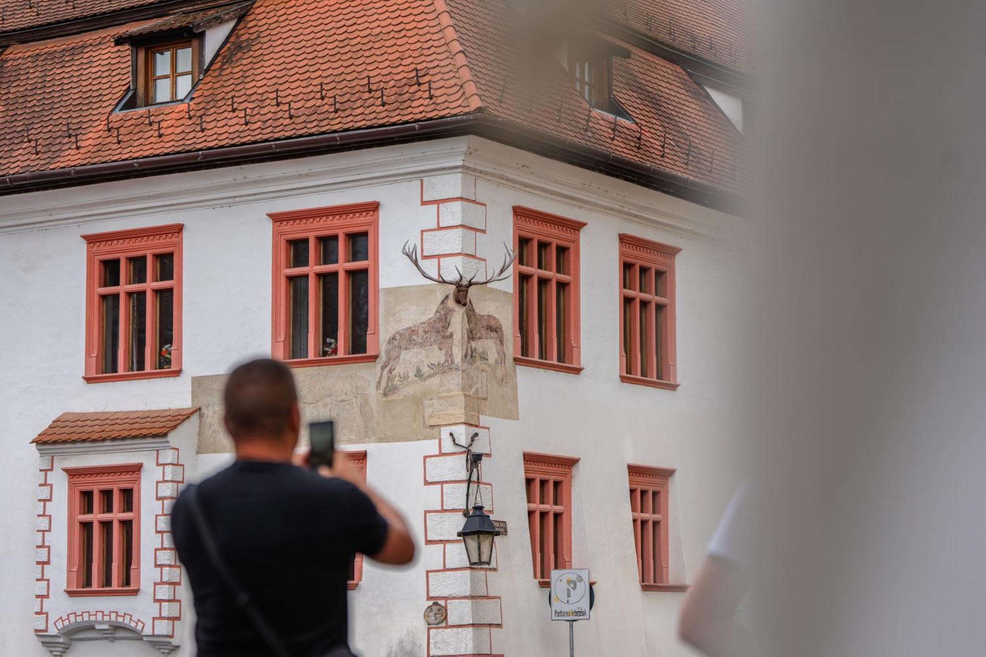 Hotel Casa Cu Cerb Sighişoara Exteriér fotografie