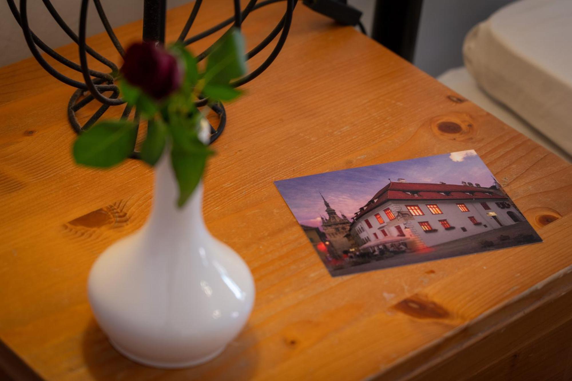 Hotel Casa Cu Cerb Sighişoara Exteriér fotografie