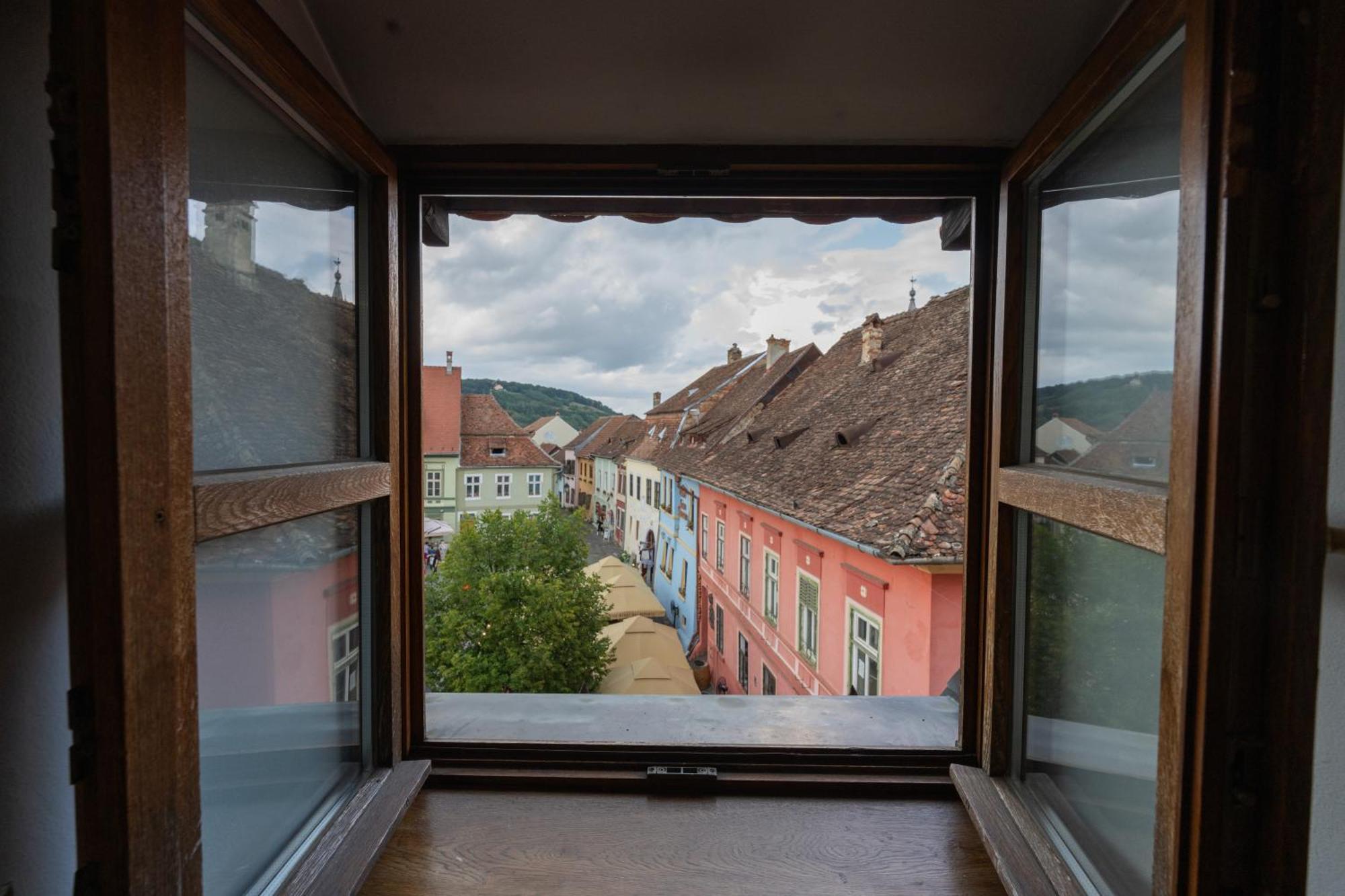 Hotel Casa Cu Cerb Sighişoara Exteriér fotografie